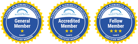 Certified Fellow Member, Academy of Biomimetic Dentistry